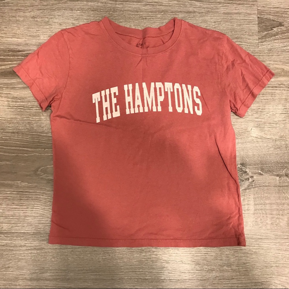 Hampton’s tee from Brandy Melville.